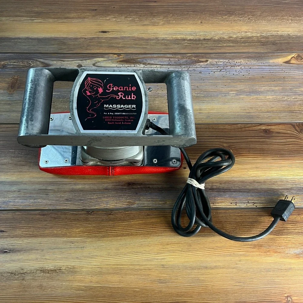 Jeanie Rub Morfam Professional Full Body Massager Single Speed Labco USA Red
